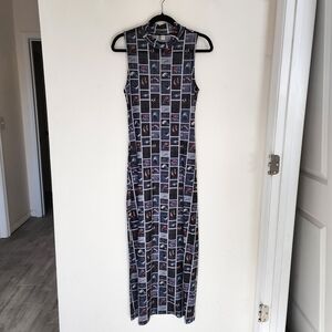 FBC Deep Sea Creatures Mesh Maxi Dress